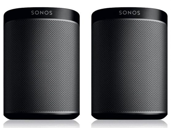 Kompakt und trotzdem äußerst kraftvoll: das drahtlose Speaker-Set Play 1 von Sonos. / Copyright: sonos.com